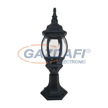 ELMARK 96515MF/BL JAMES kültéri állólámpa 1XE27 fekete H529 IP44 Hossz:165/Ma:529/Szé:165