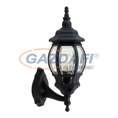 ELMARK 96515WU/BL JAMES kültéri falikar "fel" 1XE27 fekete IP44 Hossz:165/Ma:466/Szé:232.5