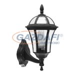   ELMARK 96516WU/BL STEVEN kültéri falikar "fel" 1XE27 fekete IP44 Hossz:176/Ma: 411/Szé: 238