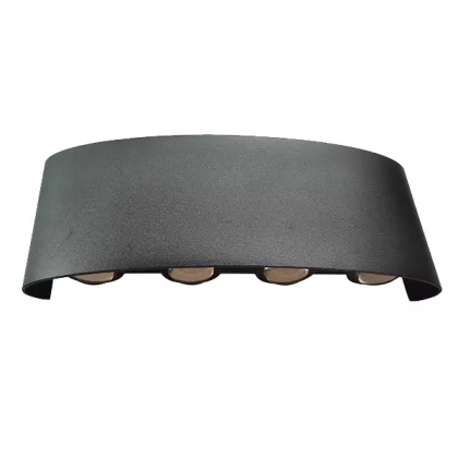 ELMARK 969LEDW0840/BL LED FALI LÁMPA 8X1W 4000K IP54 Fekete