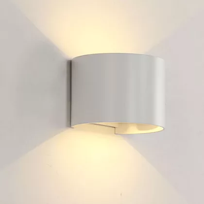   ELMARK 969led100R/WH 969 LED FALI LÁMPA KEREK 2X5W 4000K IP54 FEHÉR