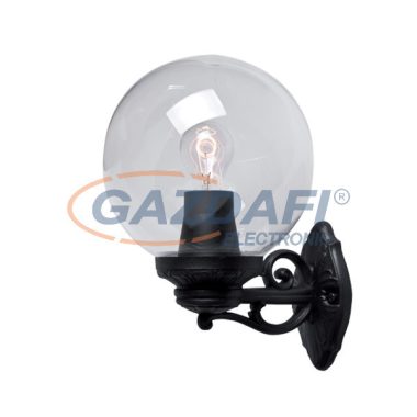 ELMARK 96G250WL/BL GLOBE 250 kerti fali lámpa 1XE27 IP55 fekete 230V