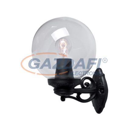 ELMARK 96G250WL/BL GLOBE 250 kerti fali lámpa 1XE27 IP55 fekete 230V