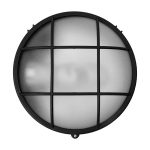 ELMARK 96GRF314/BL GRF314 BULKHEAD LAMP 1XE27 IP44 fekete