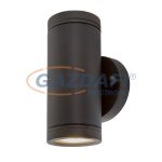  ELMARK 96GRF76-2/AB "GRF" Homlokzatvilágító lámpatest, 2xGU10, 230V, antik bronz, d=76mm, 76x135mm, IP65, réz, A++-E