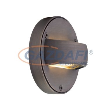ELMARK 96GRF98A/AB "GRF" Homlokzatvilágító lámpatest, 1xG4, 12V, antik bronz, 98x48mm, IP65, réz, A++-E