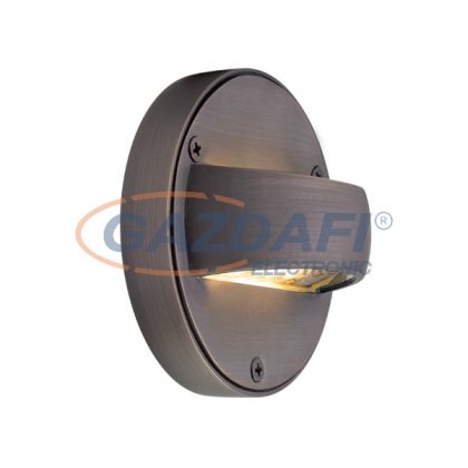   ELMARK 96GRF98A/AB "GRF" Homlokzatvilágító lámpatest, 1xG4, 12V, antik bronz, 98x48mm, IP65, réz, A++-E