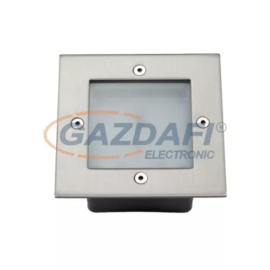 ELMARK 96GRFLED009 LED TALAJLÁMPA, 1.2W, 230V, 30lm, 6000-6500K, SZATÉN NIKKEL, 70x70x54mm, IP54, A++-A