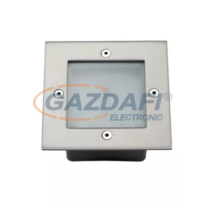   ELMARK 96GRFLED009 LED TALAJLÁMPA, 1.2W, 230V, 30lm, 6000-6500K, SZATÉN NIKKEL, 70x70x54mm, IP54, A++-A