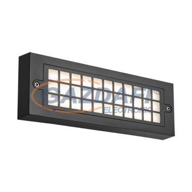 ELMARK 96GRFLED300/6BL GRF300 LED HOMLOKZAT VILÁGÍTÓ 6W 4000K IP65 FEKETE 330LM HOSSZ:255/