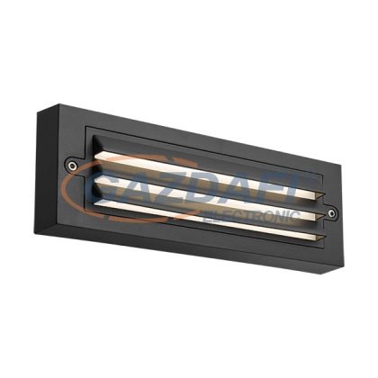 ELMARK 96GRFLED301/6BL GRF301 LED HOMLOKZATI VILÁGÍTÓ 6W 4000K IP65 FEKETE 120LM HOSSZ:255