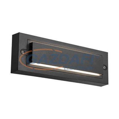ELMARK 96GRFLED302/6BL GRF302 LED HOMLOKZAT VILÁGÍTÓ 6W 4000K IP65 FEKETE 110LM HOSSZ:255/
