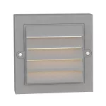   ELMARK 96GRFLED304/6GR GRF304 LED homlokzat világító 6W 4000K IP65 szürke 100lm Hossz:135/Ma:135/Szé:42