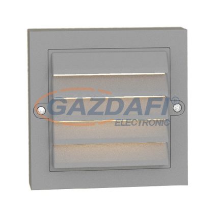   ELMARK 96GRFLED304/6GR GRF304 LED homlokzat világító 6W 4000K IP65 szürke 100lm Hossz:135/Ma:135/Szé:42