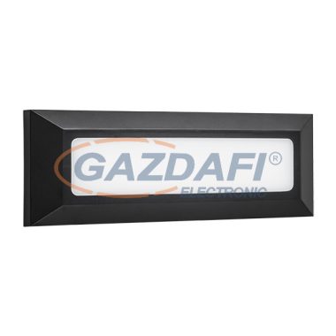 ELMARK 96GRFLED308/4BL GRF308 LED HOMLOKZAT VILÁGÍTÓ 4W 4000K IP65 FEKETE 280LM HOSSZ:230/MA:80/SZÉ:27