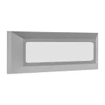   ELMARK 96GRFLED308/4GR GRF308 LED HOMLOKZAT VILÁGÍTÓ 4W 4000K IP65 SZÜRKE 280LM HOSSZ:230/MA:80/SZÉ:27