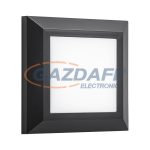   ELMARK 96GRFLED309/4BL GRF309 LED HOMLOKZAT VILÁGÍTÓ 4W 4000K IP65 FEKETE 280LM HOSSZ:80/MA:200/SZÉ:27