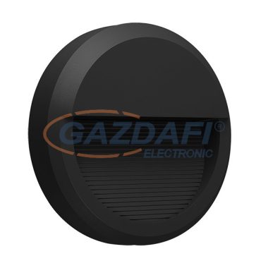 ELMARK 96GRFLED311/8BL GRF311 LED homlokzat világító 8W 4000K IP65 fekete 300lm Átm.:230/Szé:55