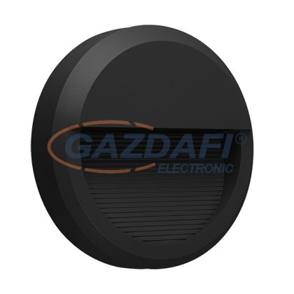   ELMARK 96GRFLED311/8BL GRF311 LED homlokzat világító 8W 4000K IP65 fekete 300lm Átm.:230/Szé:55