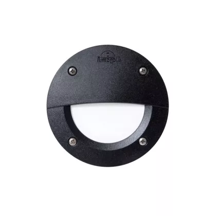   ELMARK 96LETI100EL/BL LETI 100EL LED FALI LÁMPA BEÉPÍTETT 3W CCT 4000K IP55 FEKETE