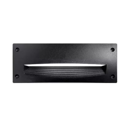   ELMARK 96LETI300HS/BL LETI 300HS RECESSED WALL LAMP 1XE27 IP66 BLACK