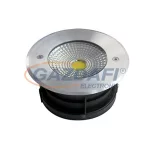   ELMARK 96RAY20 LED talajlámpa, Epistar LED, 20W, 230V, 1600lm, 5500K, szatén nikkel, d=210mm, IP67, A++-A