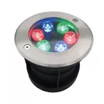   ELMARK 96UW6RGB LED UNDERWATER LIGHT 6W RGB, IP68 WITH REMOTE