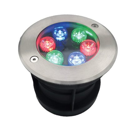   ELMARK 96UW6RGB LED UNDERWATER LIGHT 6W RGB, IP68 WITH REMOTE