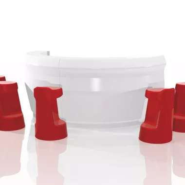 ELMARK 97MALLORCAC64/N LED dekor lámpa MALLORCA IP65 HIDEG fehér