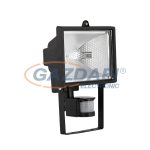   ELMARK 989016 "HV/S" Halogén fényvet mozgásérzékelvel, R7s, J118, 500W, 230V, fekete, IP44, E/A++-E, 180°