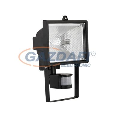 ELMARK 989016 "HV/S" Halogén fényvet mozgásérzékelvel, R7s, J118, 500W, 230V, fekete, IP44, E/A++-E, 180°