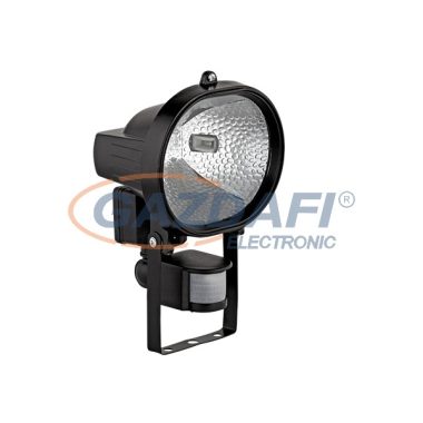 ELMARK 989020 "HVO/S" Halogén fényvet mozgásérzékelvel, R7s, J118, 500W, 230V, fekete, IP44, E/A++-E, 180°