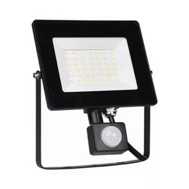 ELMARK 98HELIOS30SEN "Helios" fényvet mozgásérzékelvel, LED, 30W, 230V, 5500K, 2400lm, fekete, 173x35x136mm, IP65, A++-A, 15000h, 110°, max. 8m, 3s-1m, 2-1000lux