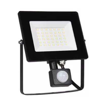   ELMARK 98HELIOS30SEN "Helios" fényvet mozgásérzékelvel, LED, 30W, 230V, 5500K, 2400lm, fekete, 173x35x136mm, IP65, A++-A, 15000h, 110°, max. 8m, 3s-1m, 2-1000lux