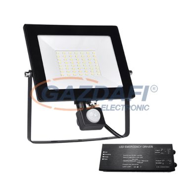 ELMARK 98HELIOS50SENE STELLAR HELIOS LED fényvet, kültéri 50W mozgásérzékels+ vészvilágító egység A+ -> A++