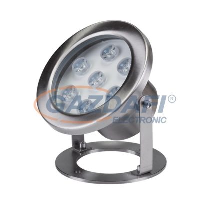   ELMARK 98LED007SW LED Vízalatti lámpa, 7W, 12V AC, 4000K, 350lm, ezüst, IP68, A++-A, 20000h