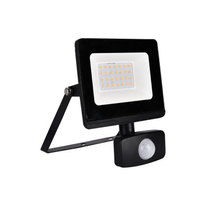   ELMARK 98OMEGA10SBLCW OMEGA10 LED FLOODLIGHT WITH SENSOR 10W 5500K IP65