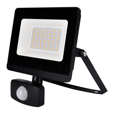 ELMARK 98OMEGA30SBLCW OMEGA30 LED FLOODLIGHT WITH SENSOR 30W 5500K IP65