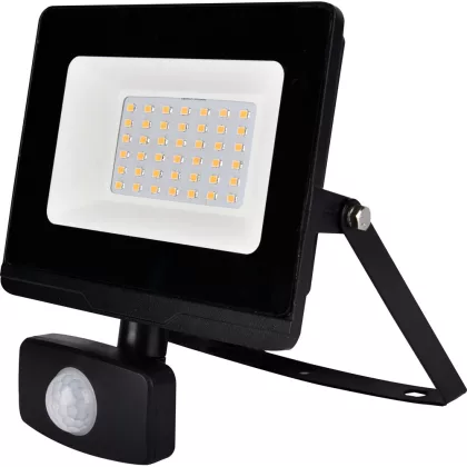   ELMARK 98OMEGA30SBLCWE OMEGA30 LED FLOODLIGHT WITH SEN. 30W 5500K IP65+EM