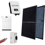   ELMARK 98SOL10003HM/6E HIBRID 3P NAPELEM RENDSZER 430W PANELEKKEL + INVERTER ELMARK 10kW + AKKU