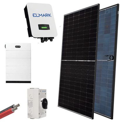   ELMARK 98SOL10003HM/7E HIBRID 3F NAPELEM RENDSZER 580W PANNAKKAL + INVERTER ELMARK 10kW + AKKU