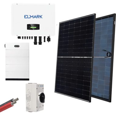 ELMARK 98SOL20003HM/6E HIBRID 3F NAPELEM RENDSZER 430W PANELLAL + ELMARK 20kW INVERTER + AKKUMULÁTOR