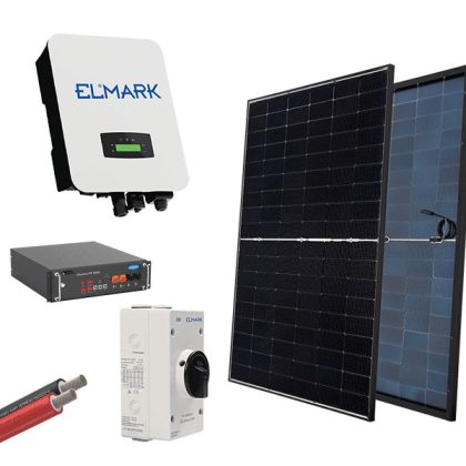 ELMARK 98SOL3000HM/6E HIBRID 1P NAPELEM RENDSZER 430W PANELEKKEL + INVERTER ELMARK 3kW + A