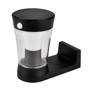 ELMARK 98SOL312 SOLAR WALL LAMP 3W IP54 WITH SENSOR, BLACK