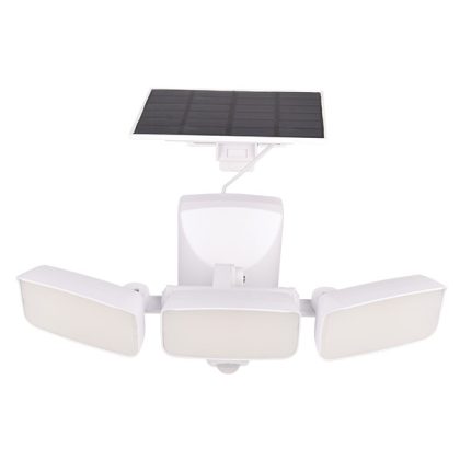   ELMARK 98SOL314 HÁROMFÓKUSZÚ NAPELEMES REFLEKTOR 15W IP54 ÉRZÉKELVEL, FEKETE