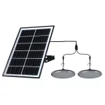 ELMARK 98SOL318 SOLAR LED PENDANT LIGHTS 2X5W IP65, BLACK