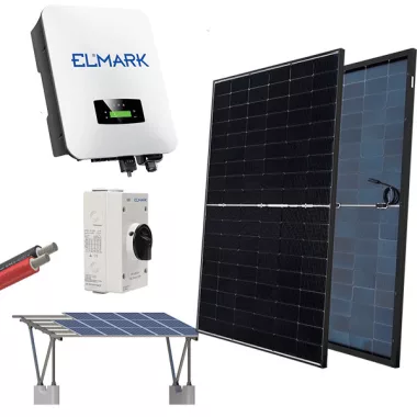 ELMARK 98SOL8003M/6ECP HÁLÓZATI NAPELEM RENDSZER 3P INVERSZORRAL ELMARK 8KW+ KÉSZLET STRUKTÚRA