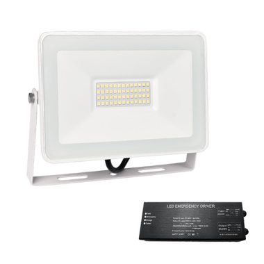 ELMARK 98VEGA100S/WHE VEGA SLIM SMD 100W LED fényvet, kültéri 4000K fehér+ vészvilágító eg