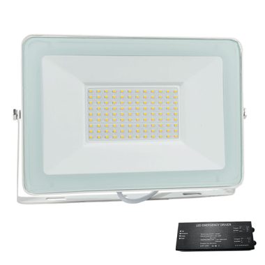 ELMARK 98VEGA100WW/WHE VEGA100 SLIM SMD 100W LEDES FÉNYVETŐ 3000K WH+SÜRGŐSSÉGI KÉSZLETTEL