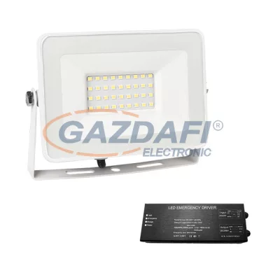 ELMARK 98VEGA30S/WHE VEGA SLIM SMD 30W LED fényvet, kültéri 4000K fehér+ vészvilágító egység A+ -> A++